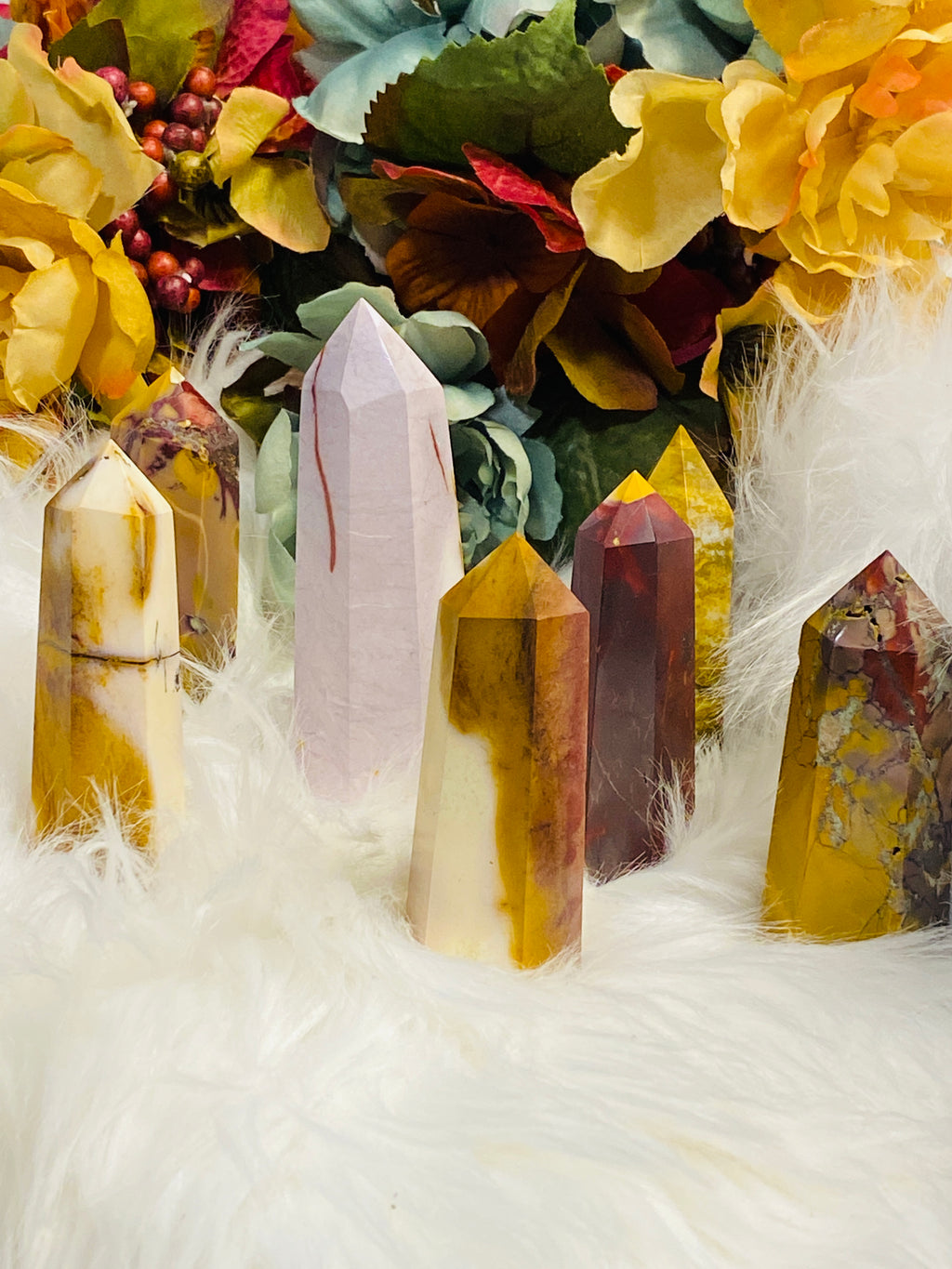 Mookaite Crystal Points